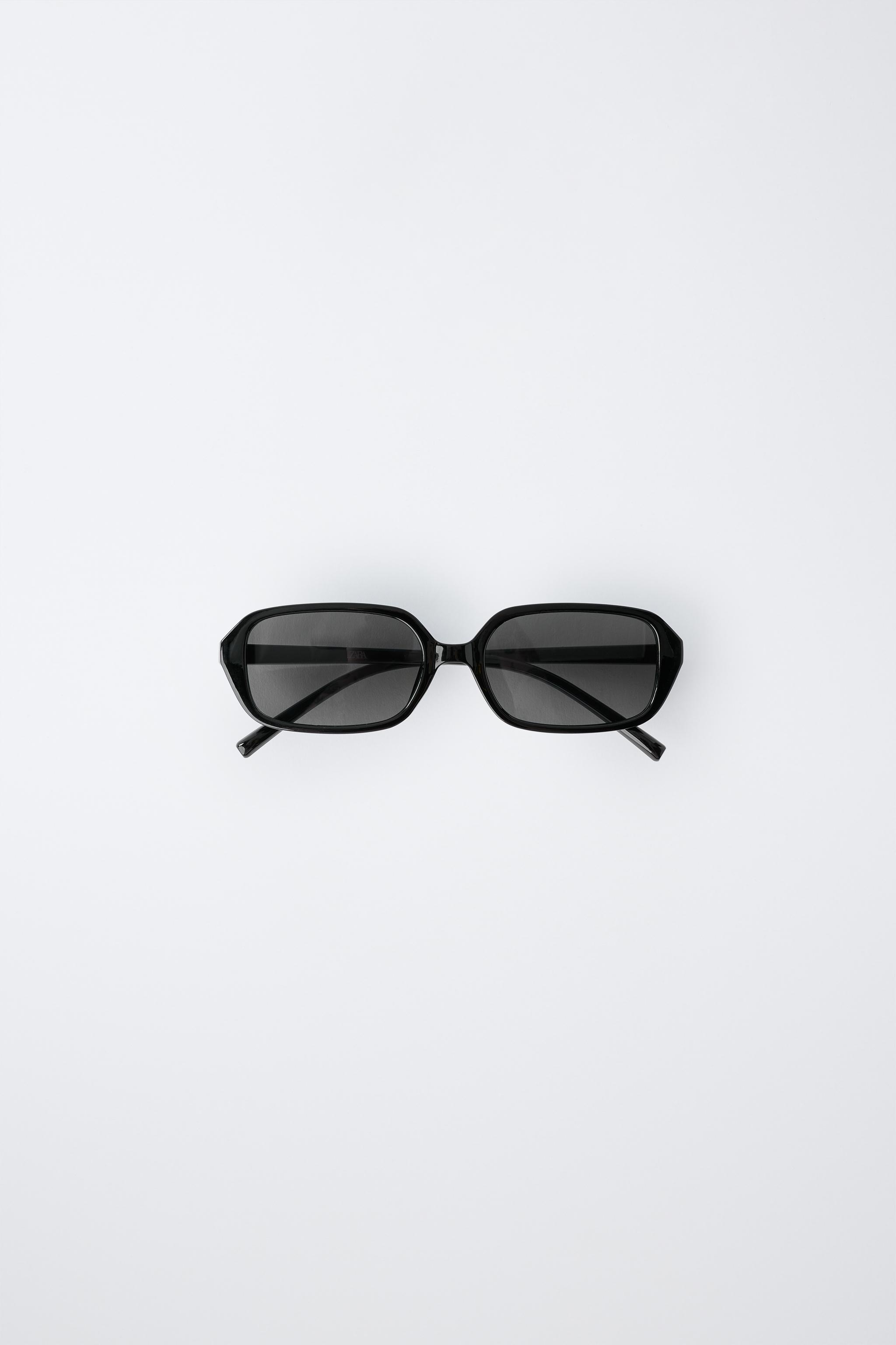 RECTANGULAR PLASTIC FRAME SUNGLASSES